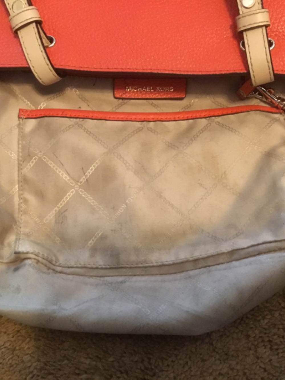 Michael Kors Jet Set Travel Medium Double Pockets Sides Tote (Vegan Leather) - Picture 15 of 16